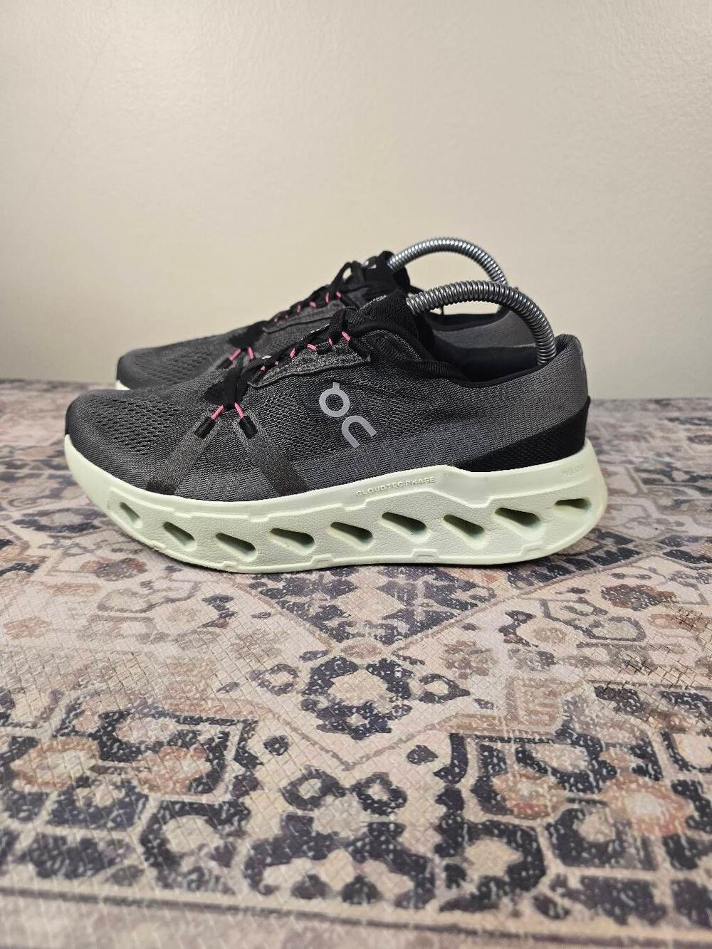 On Cloudsurfer 2 Eclipse Black CloudTec Phase Women's Running Shoes Size 9